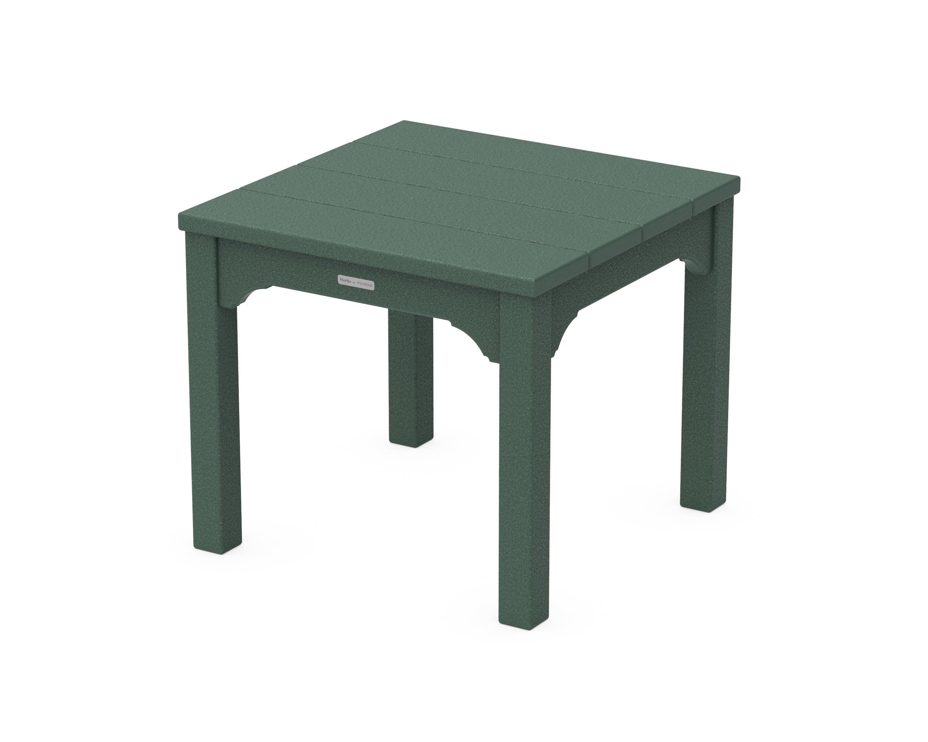 Martha Stewart by POLYWOOD® Chinoiserie End Table in Green