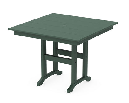 POLYWOOD® Farmhouse 37" Dining Table in Green