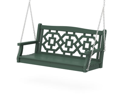 Martha Stewart by POLYWOOD® Chinoiserie 48" Swing in Green