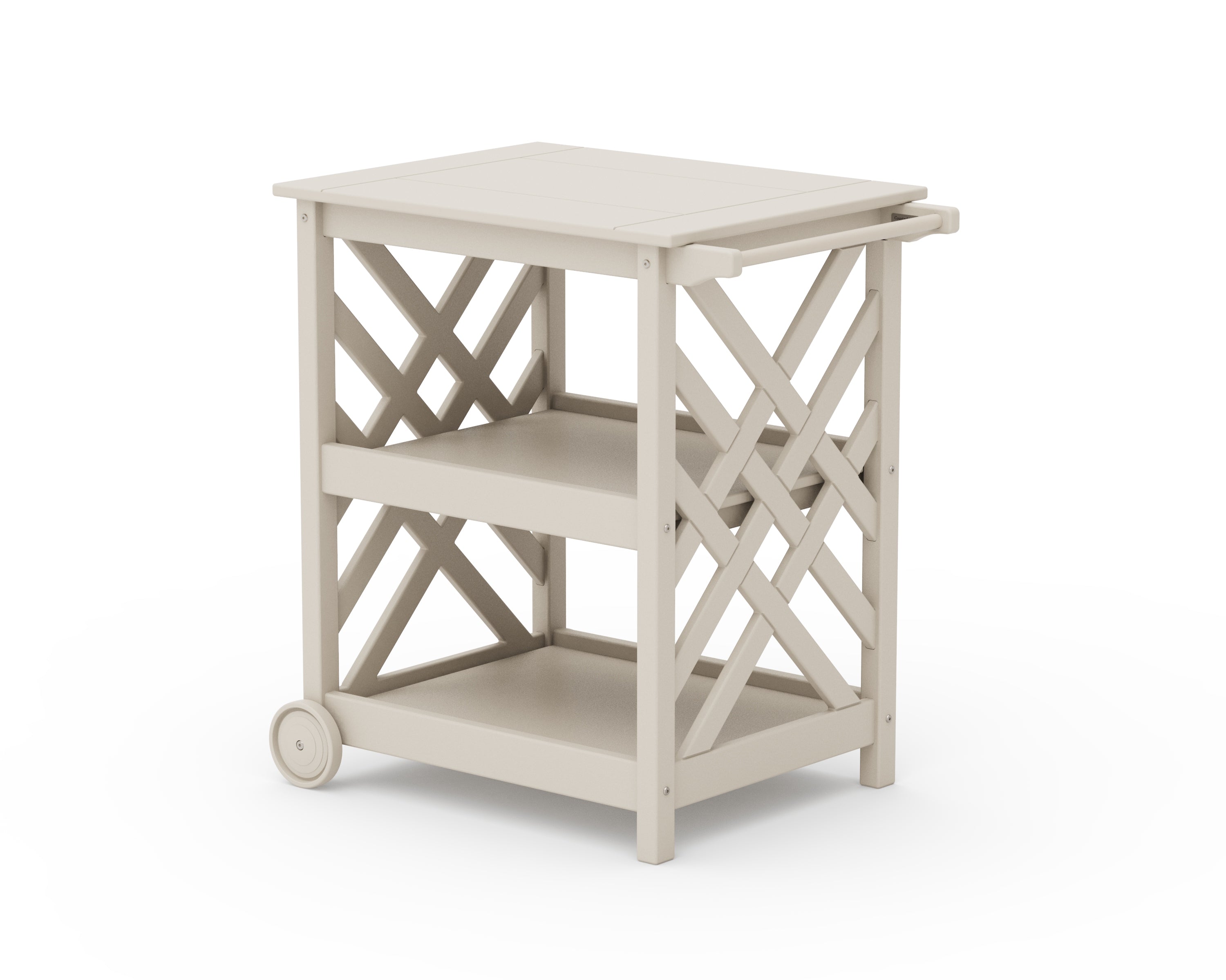 Country Living Wovendale Bar Cart in Sand