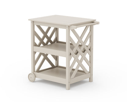 Country Living Wovendale Bar Cart in Sand