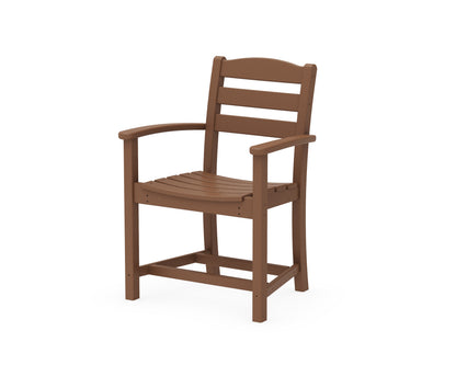 POLYWOOD® La Casa Café Dining Arm Chair in Teak