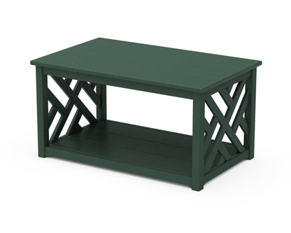 POLYWOOD® Chippendale Coffee Table in Green
