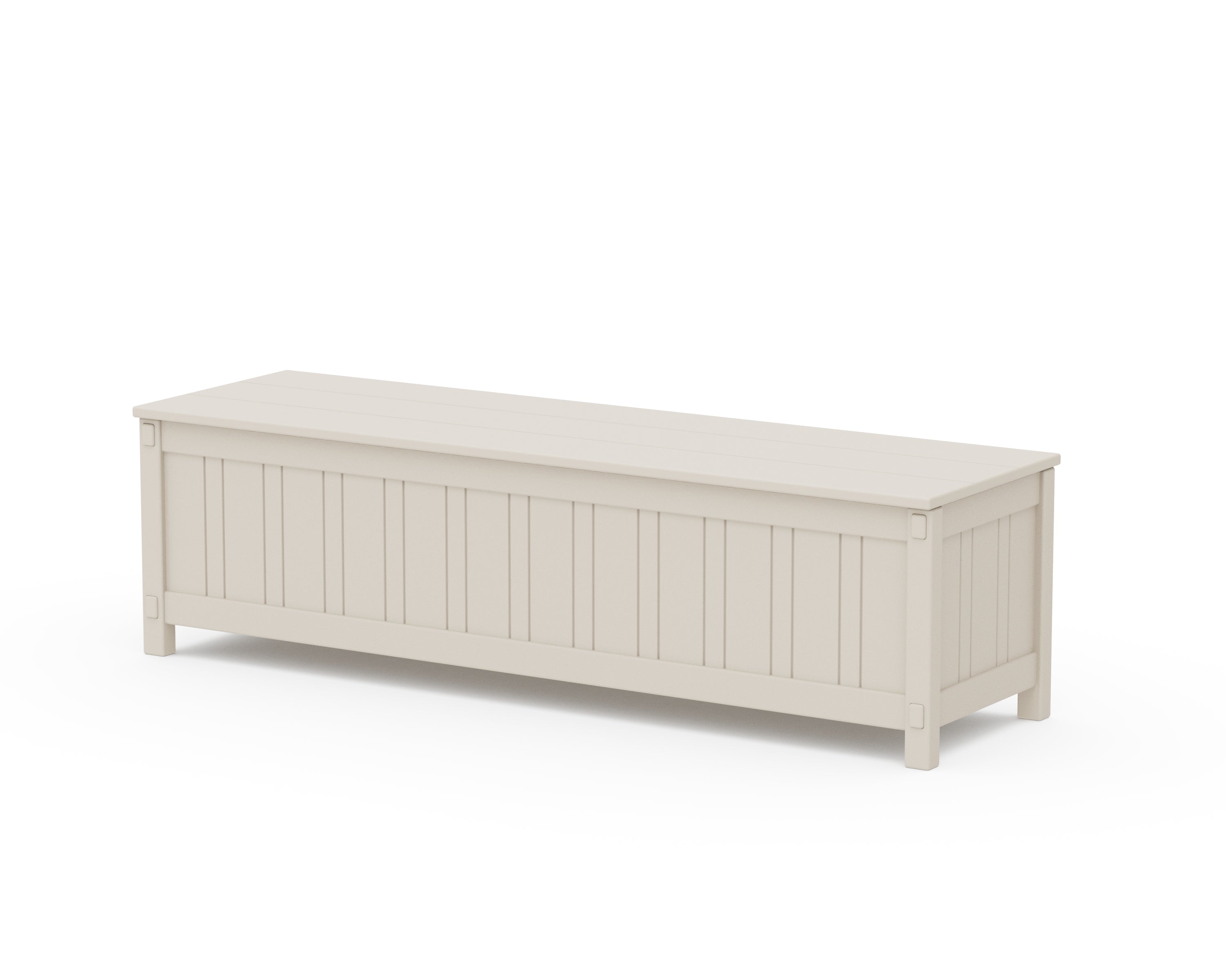 Martha Stewart by POLYWOOD® Acadia 60” Storage Bench in Sand