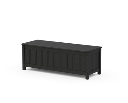 Martha Stewart by POLYWOOD® Acadia 48” Storage Bench in Black