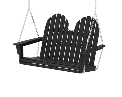 POLYWOOD® Vineyard Adirondack 48" Swing in Black