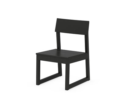 POLYWOOD® EDGE Dining Side Chair in Black
