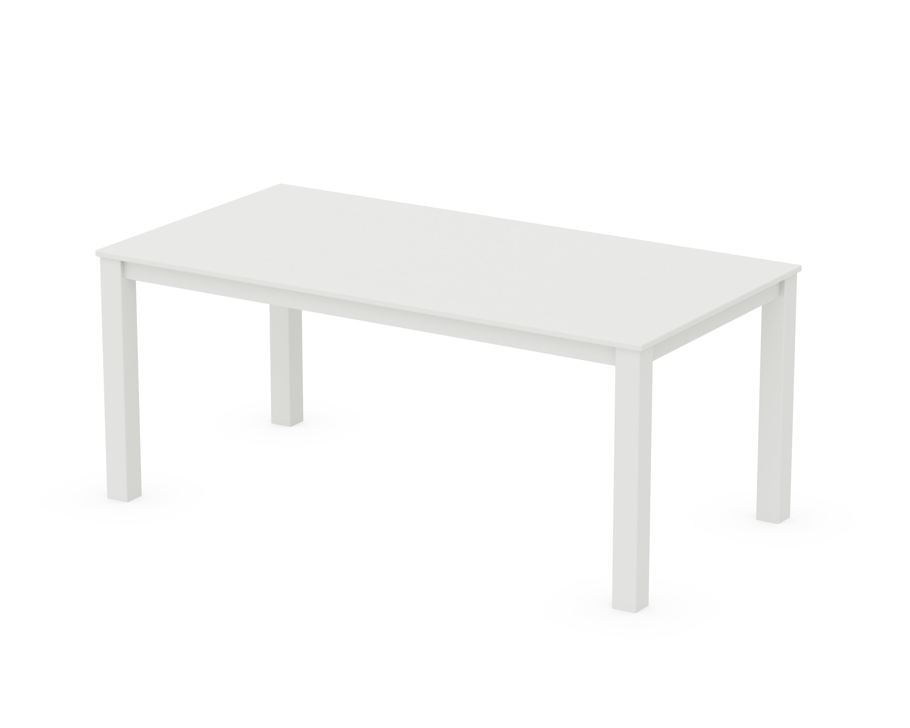 POLYWOOD® Parsons 38" X 72" Dining Table in White