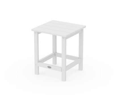 POLYWOOD® Long Island 18" Side Table in White