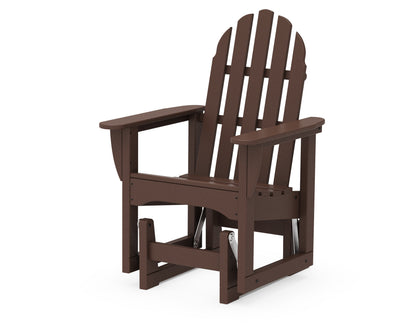 POLYWOOD® Classic Adirondack Glider Chair in Mahogany