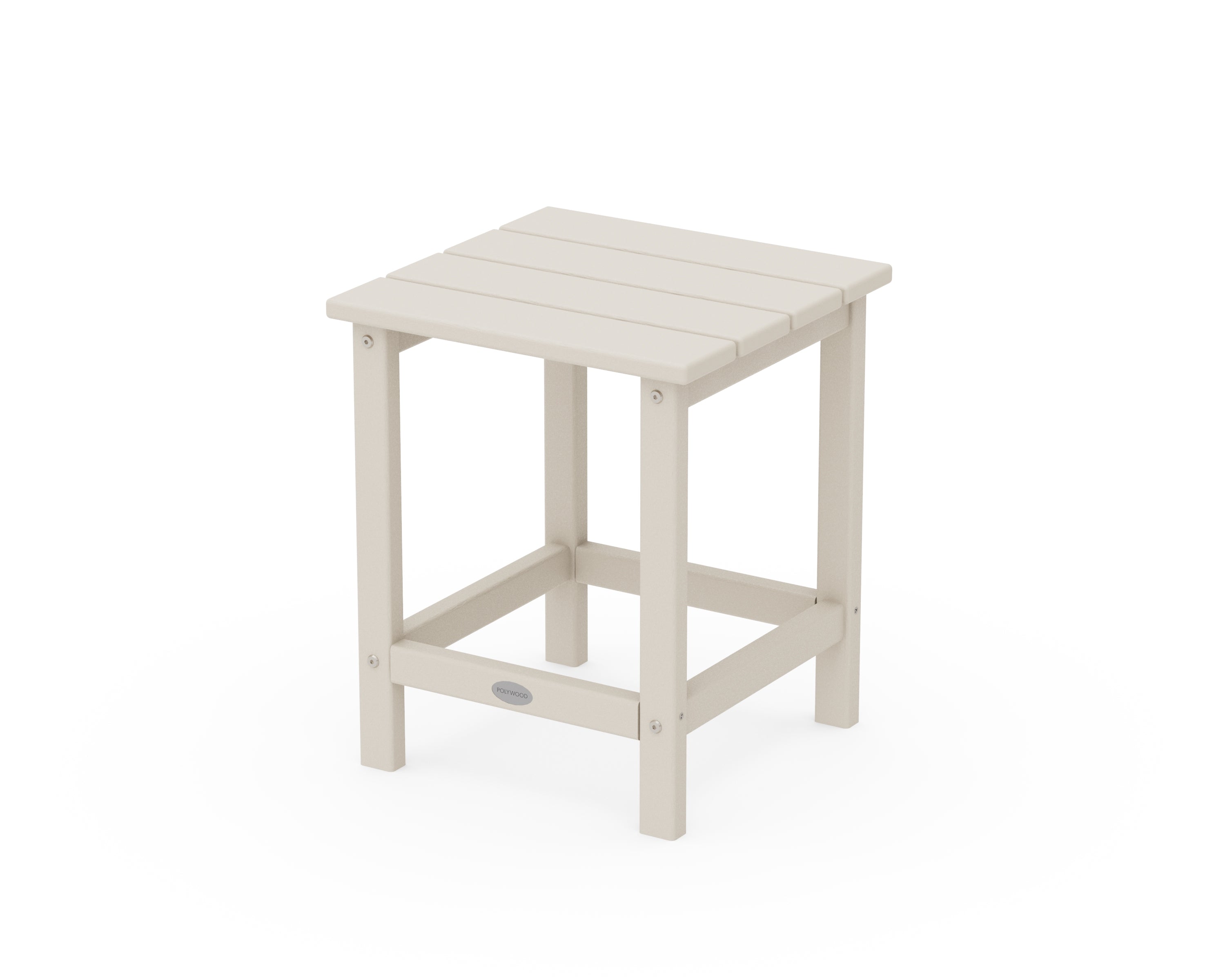 POLYWOOD® Long Island 18" Side Table in Sand