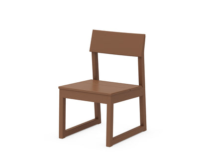 POLYWOOD® EDGE Dining Side Chair in Teak