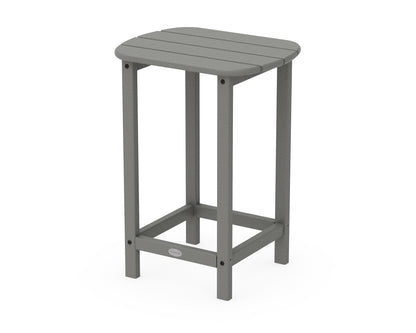 POLYWOOD® South Beach 26" Counter Side Table in Slate Grey
