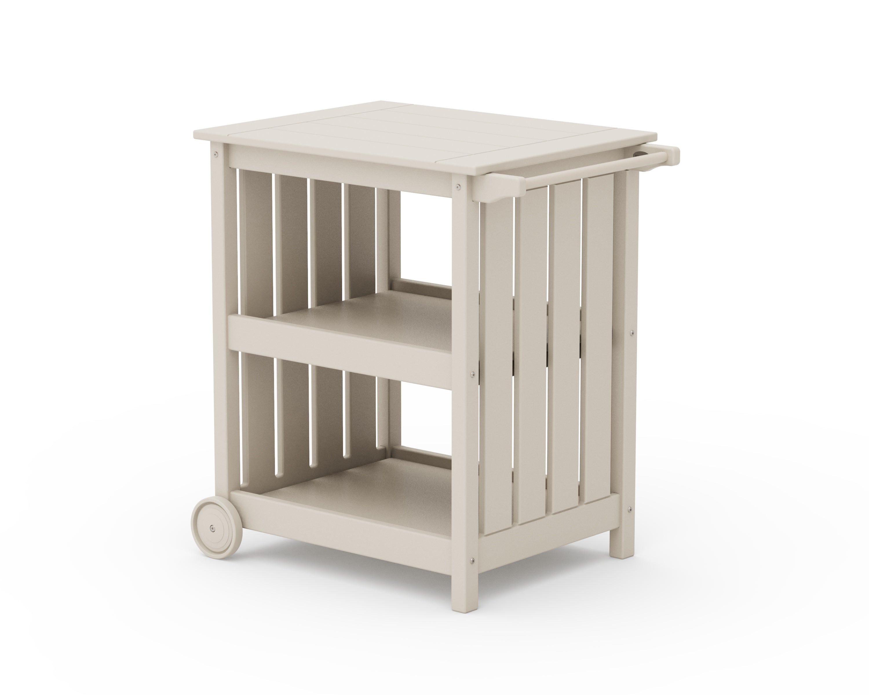 POLYWOOD® Vineyard Bar Cart in Sand