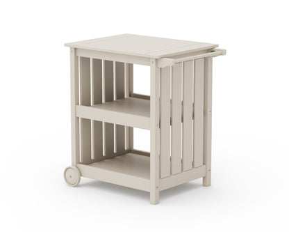 POLYWOOD® Vineyard Bar Cart in Sand