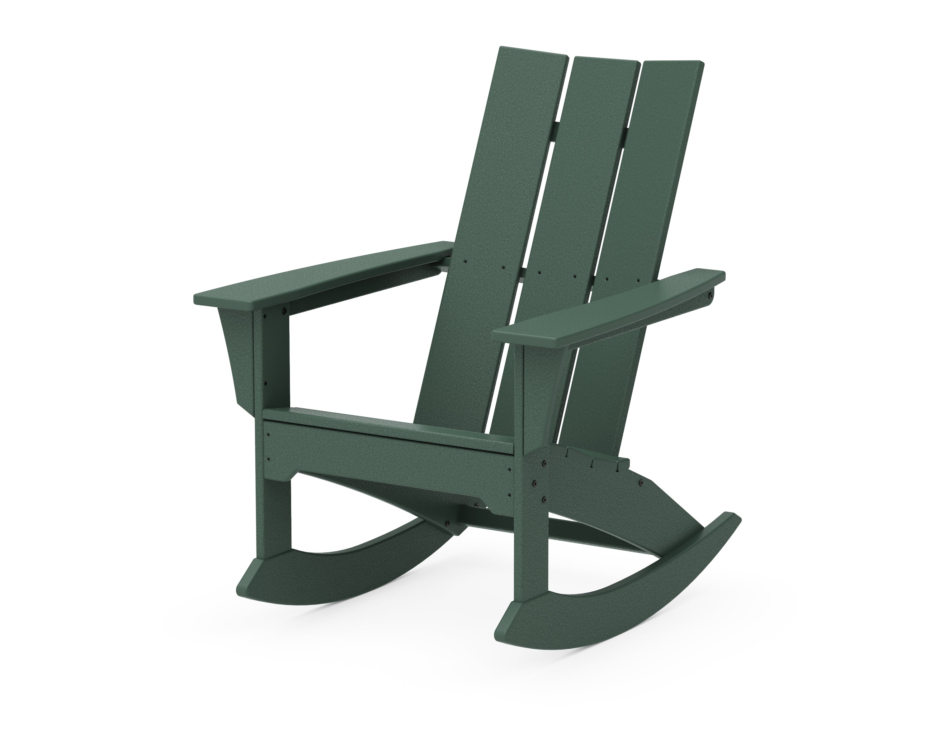 POLYWOOD® Modern Adirondack Rocker in Green
