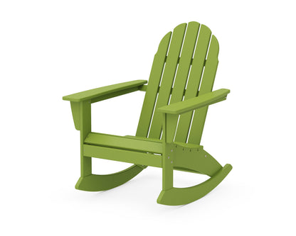 POLYWOOD® Vineyard Adirondack Rocking Chair in Lime