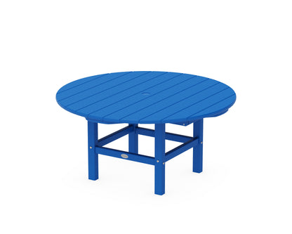POLYWOOD® Round 37" Conversation Table in Pacific Blue
