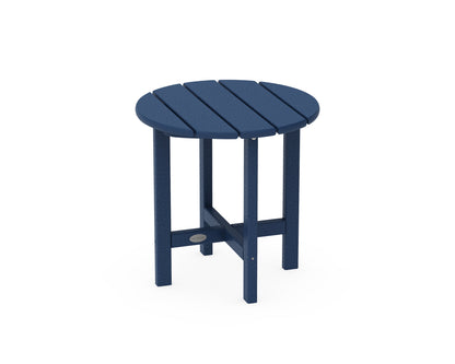 POLYWOOD® Round 18" Side Table in Navy