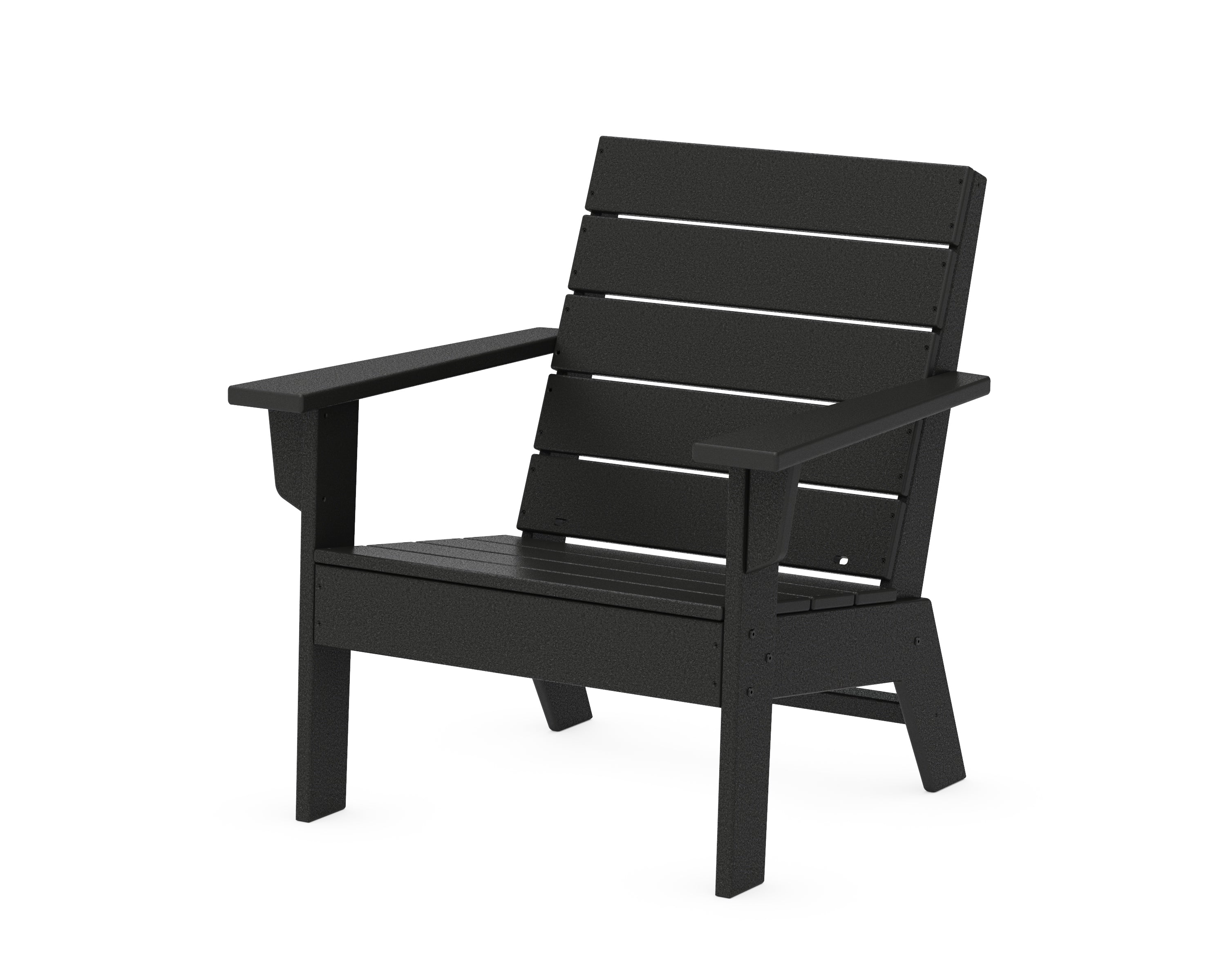 POLYWOOD® Eastport Lounge Chair in Black