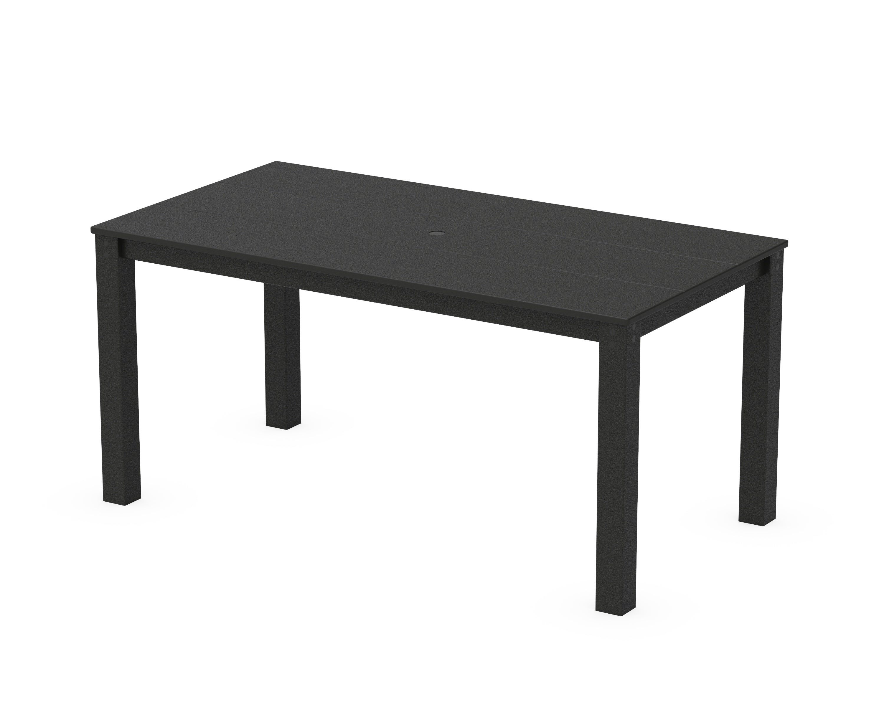 POLYWOOD® Studio Parsons 34" X 64" Dining Table in Black