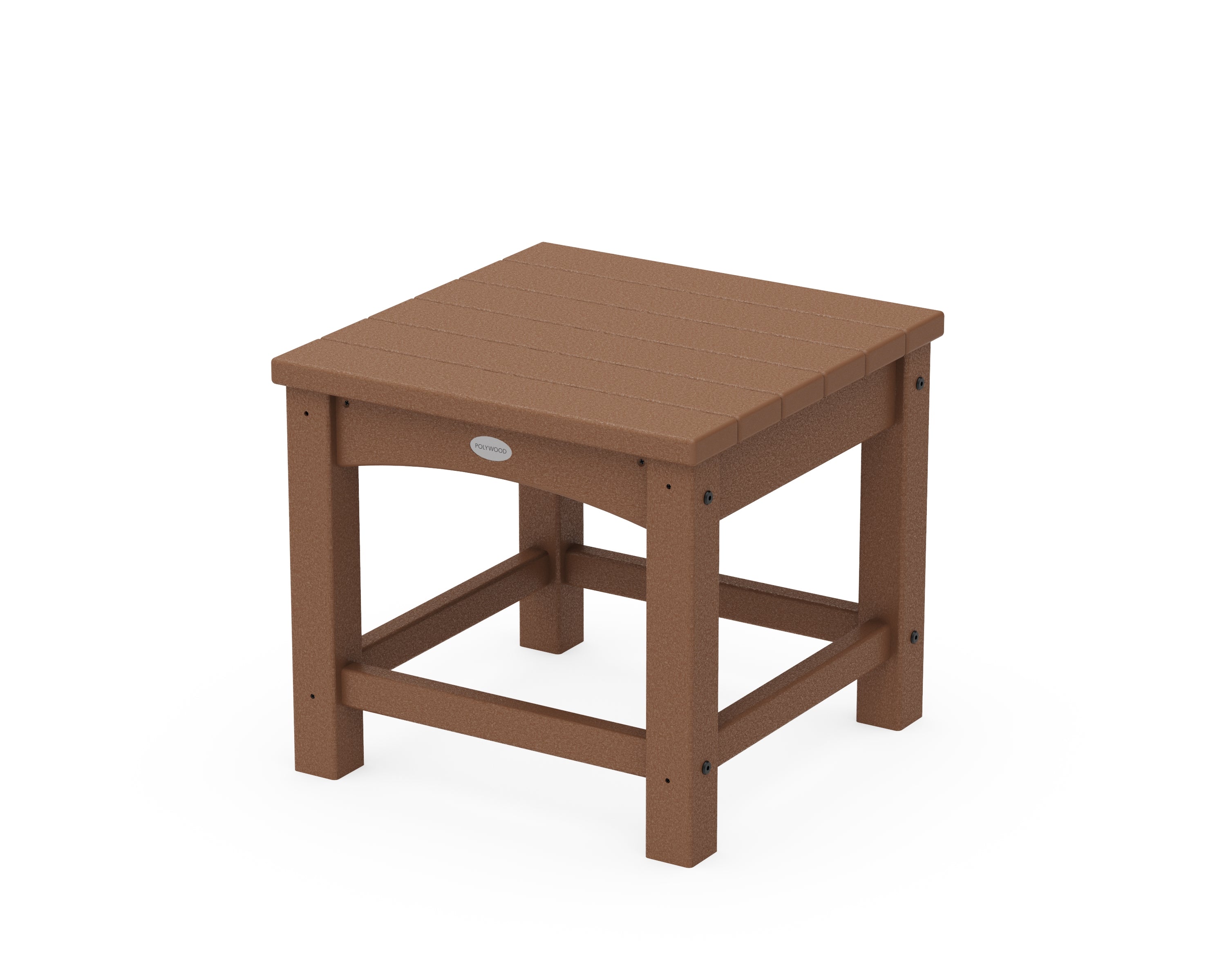 POLYWOOD® Club 18" End Table in Teak