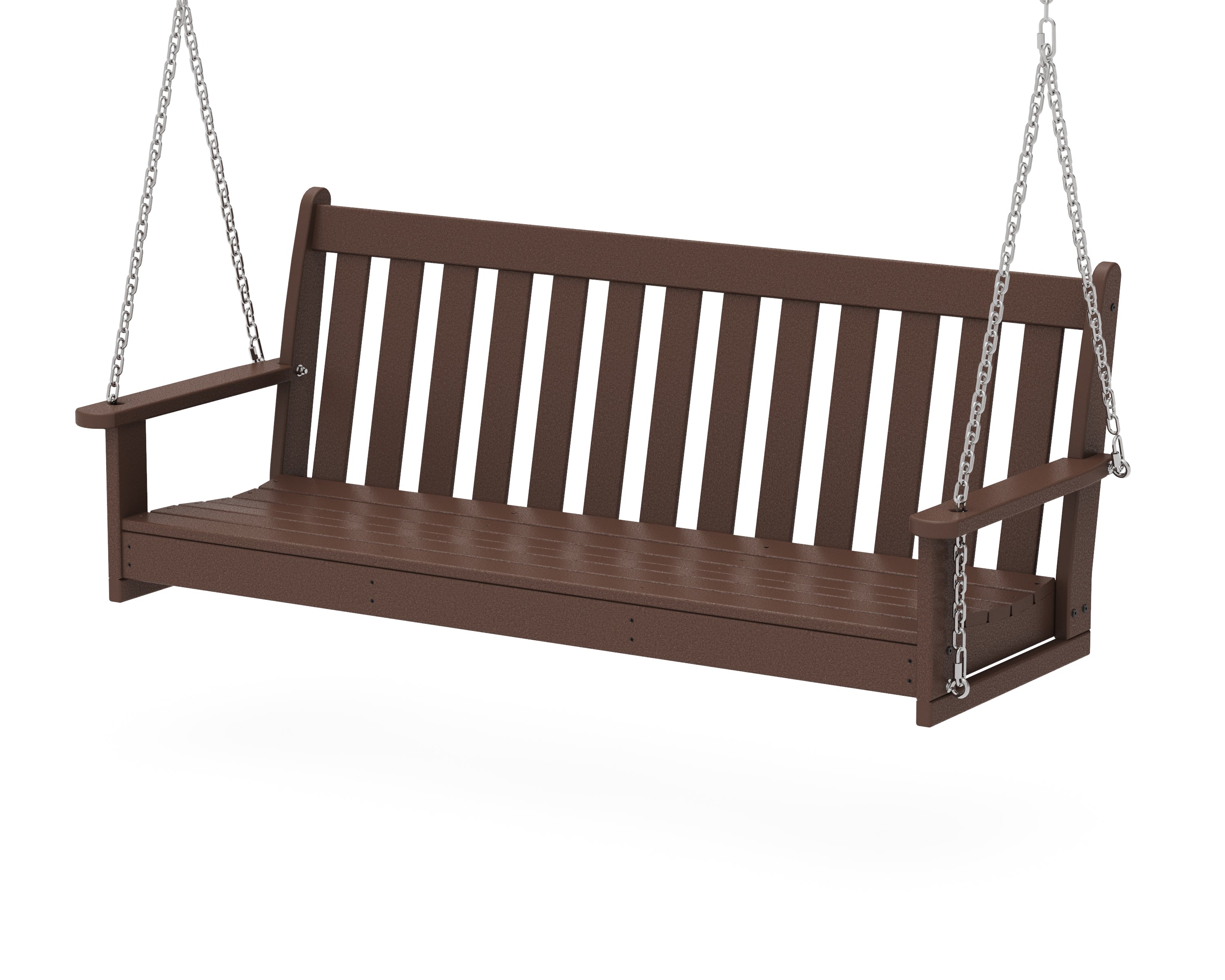 POLYWOOD® Vineyard 60" Porch Swing in Mahogany