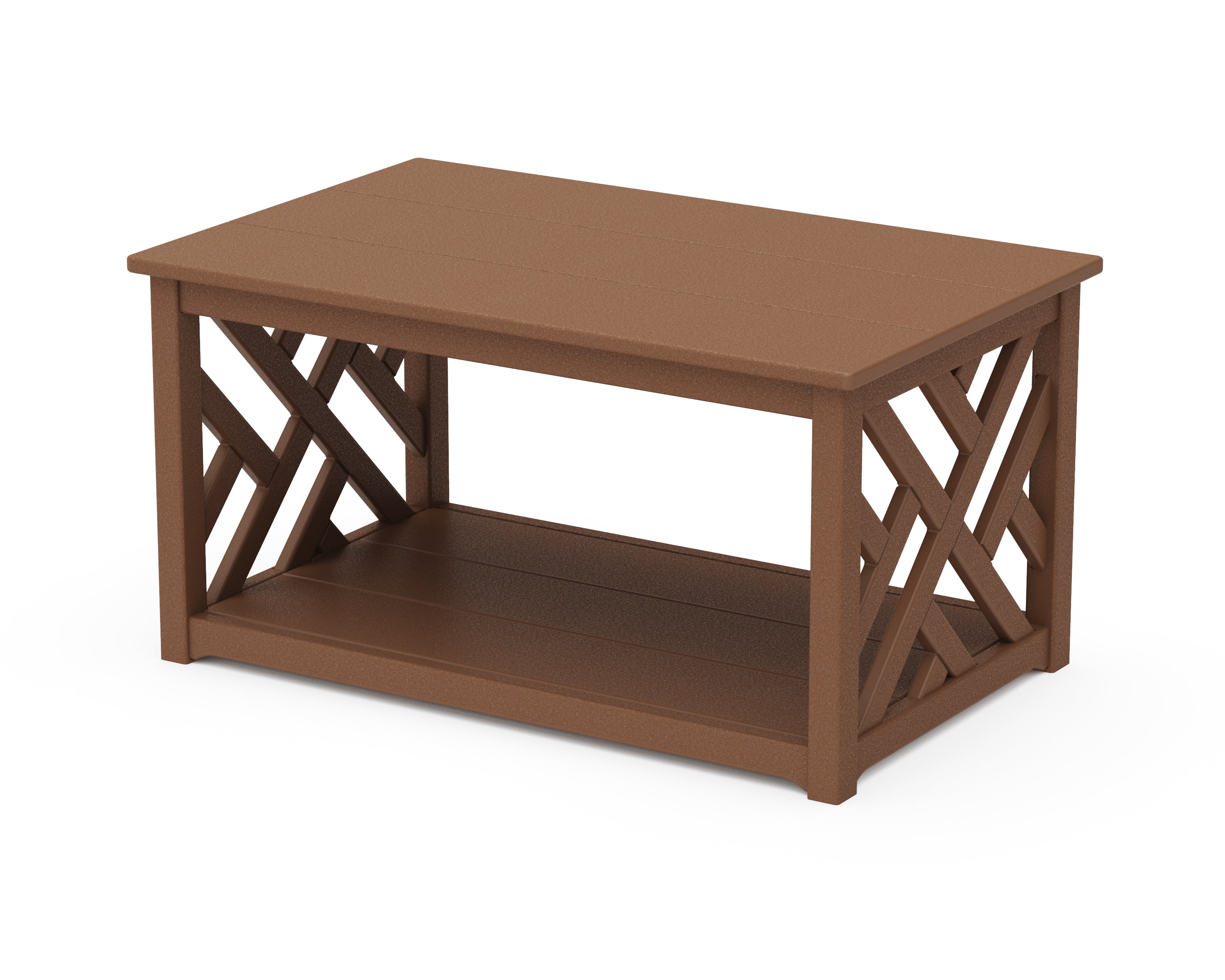POLYWOOD® Chippendale Coffee Table in Teak