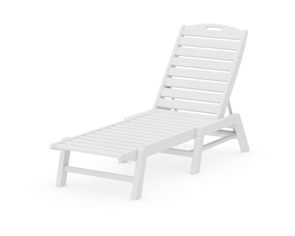 POLYWOOD® Nautical Chaise in White