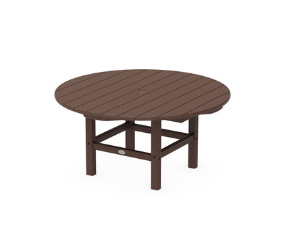 POLYWOOD® Round 37" Conversation Table in Mahogany