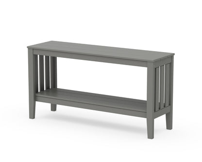 Martha Stewart by POLYWOOD® Acadia 56” Console Table in Slate Grey
