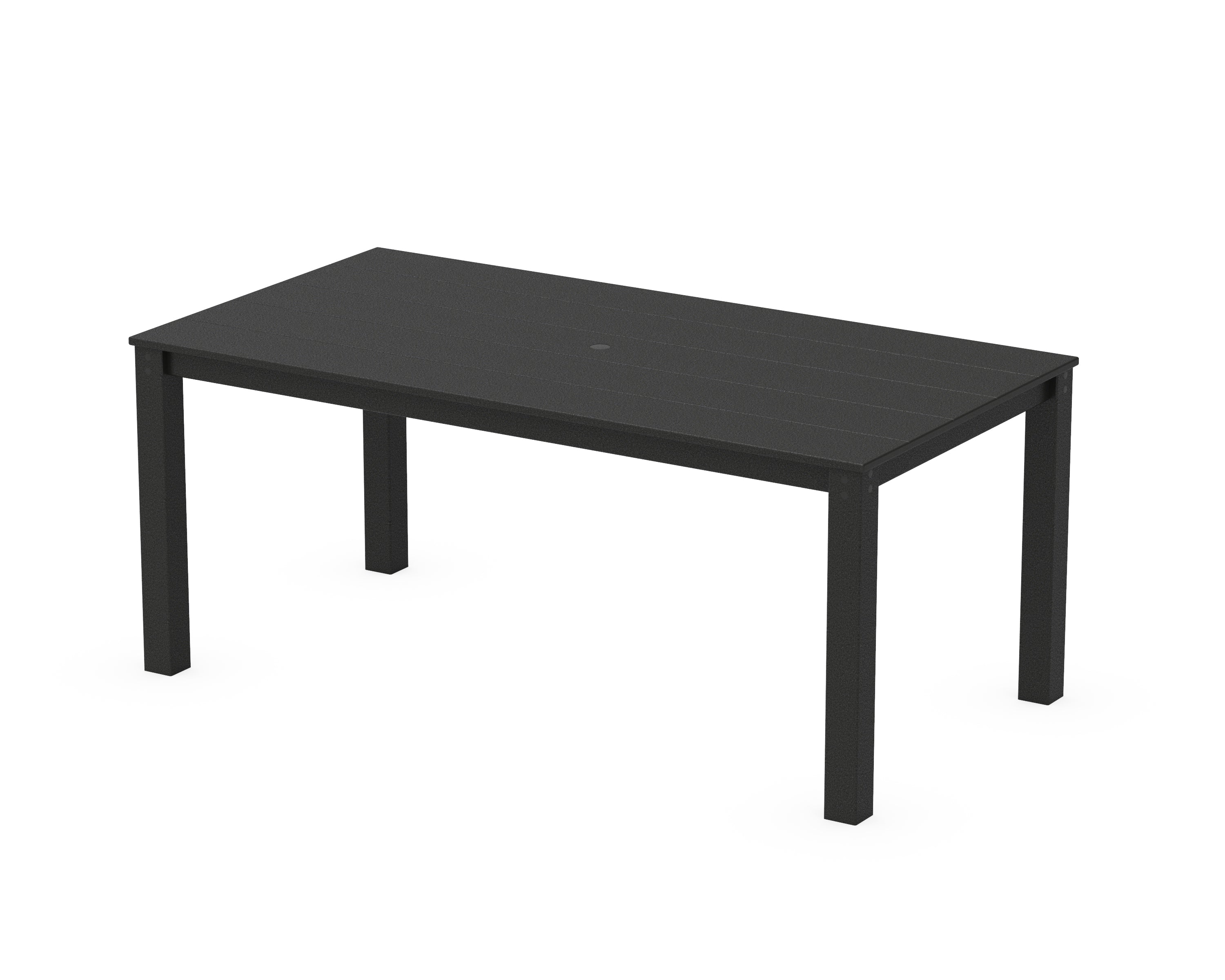 POLYWOOD® Parsons 38" X 72" Dining Table in Black