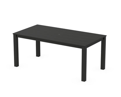 POLYWOOD® Parsons 38" X 72" Dining Table in Black