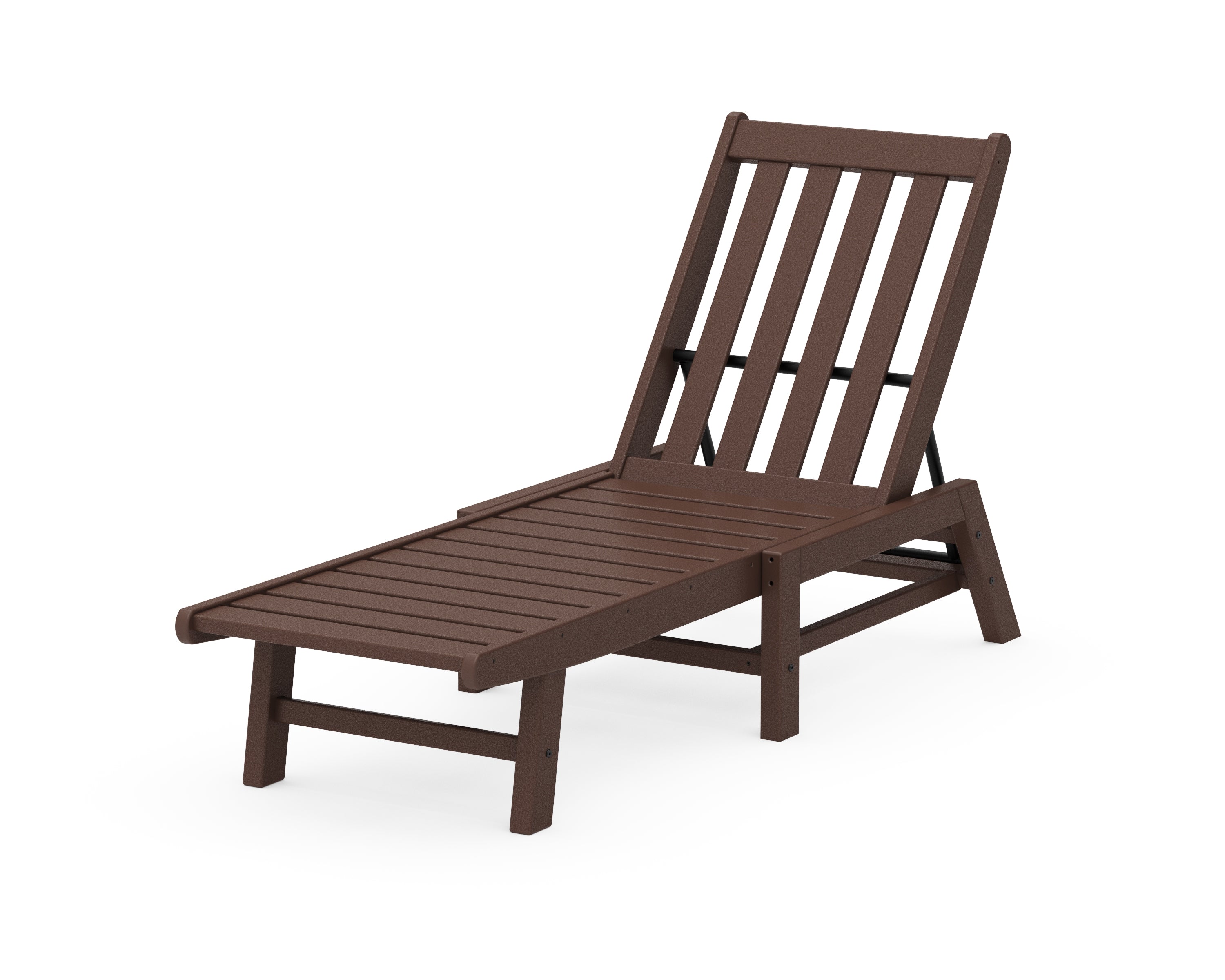 POLYWOOD® Vineyard Chaise in Mahogany