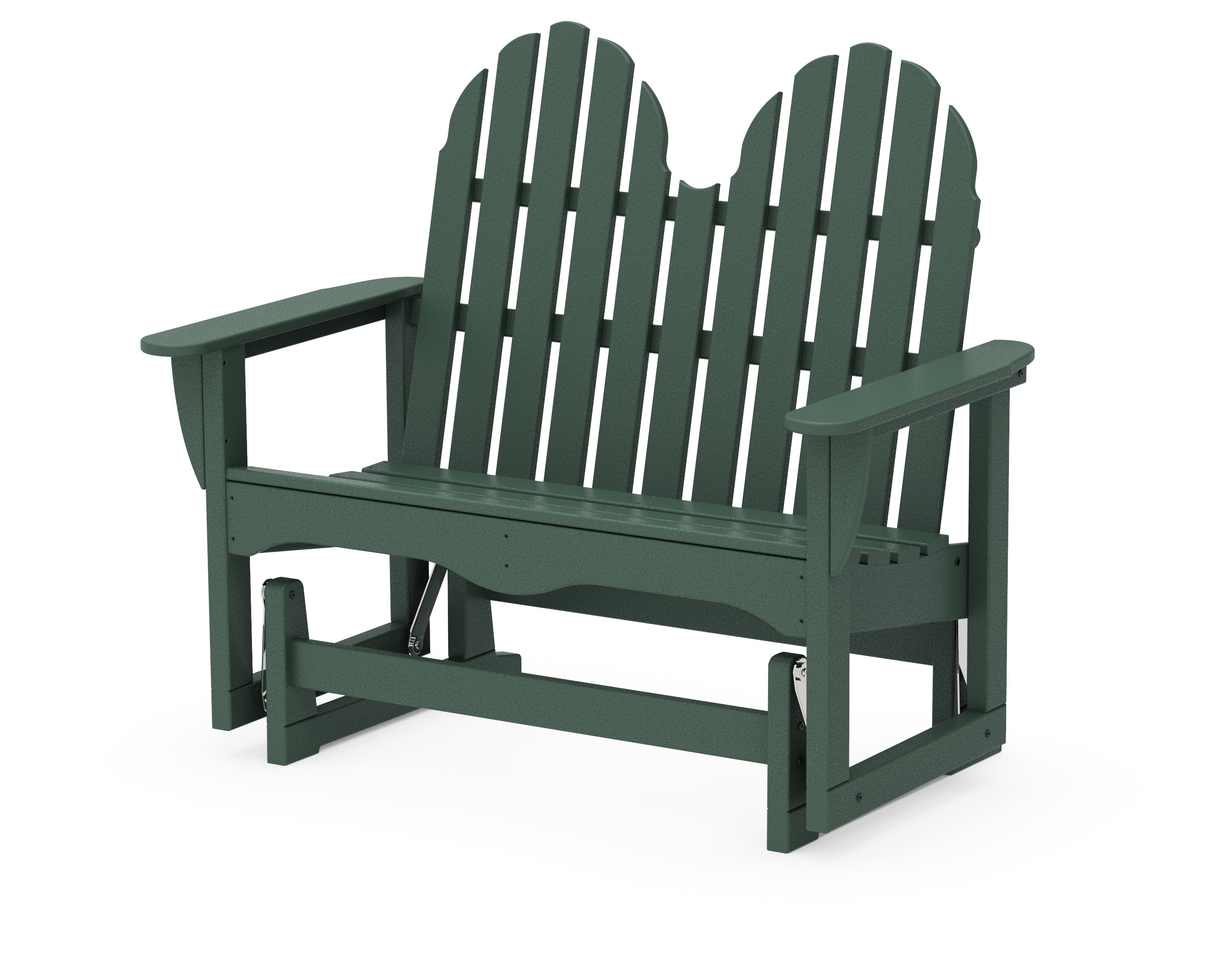 POLYWOOD® Classic Adirondack 48" Glider in Green