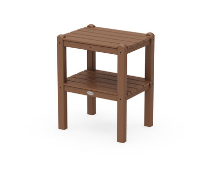 POLYWOOD® Two Shelf Side Table in Teak
