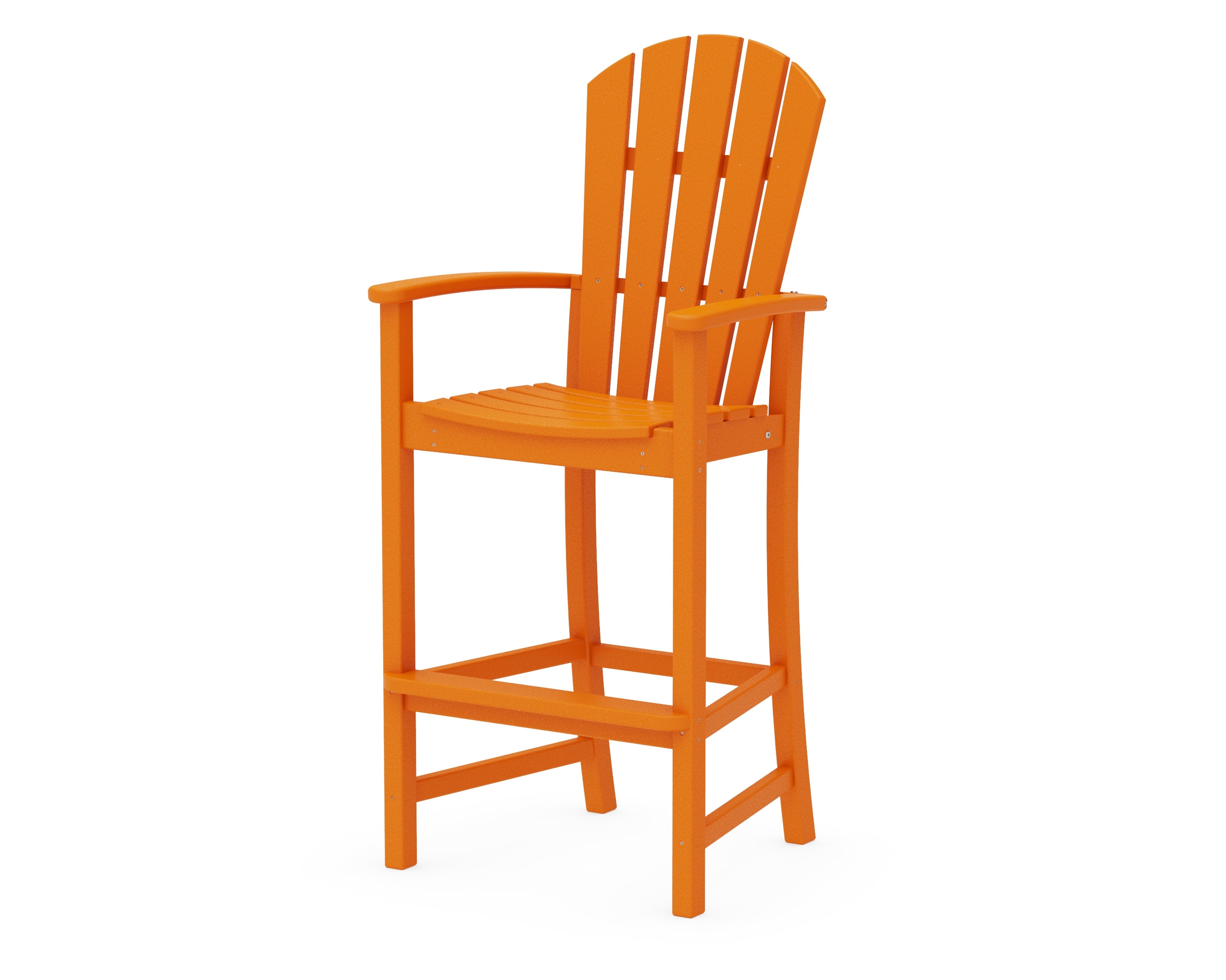 POLYWOOD® Palm Coast Bar Chair in Tangerine