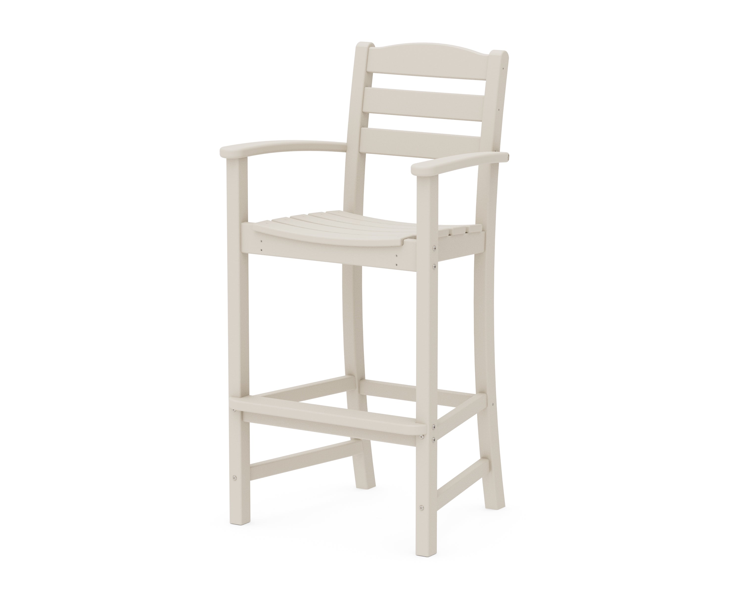POLYWOOD® La Casa Café Bar Arm Chair in Sand