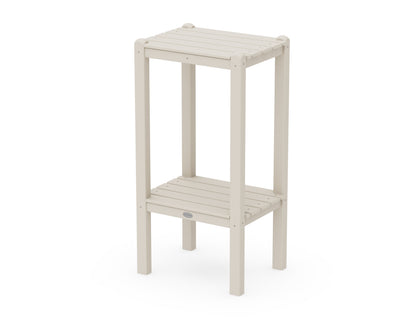 POLYWOOD® Two Shelf Bar Side Table in Sand