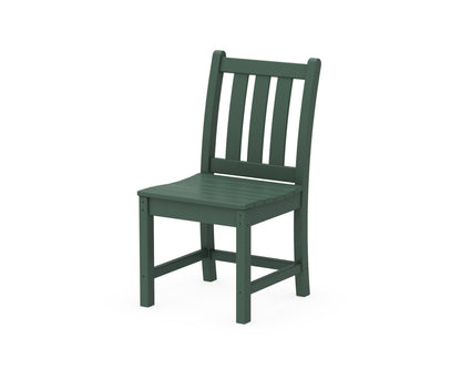 POLYWOOD® Traditional Garden Dining Side Chair in Green