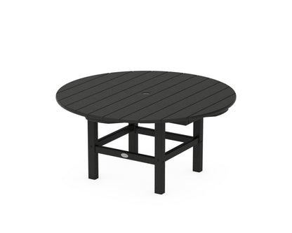 POLYWOOD® Round 37" Conversation Table in Black
