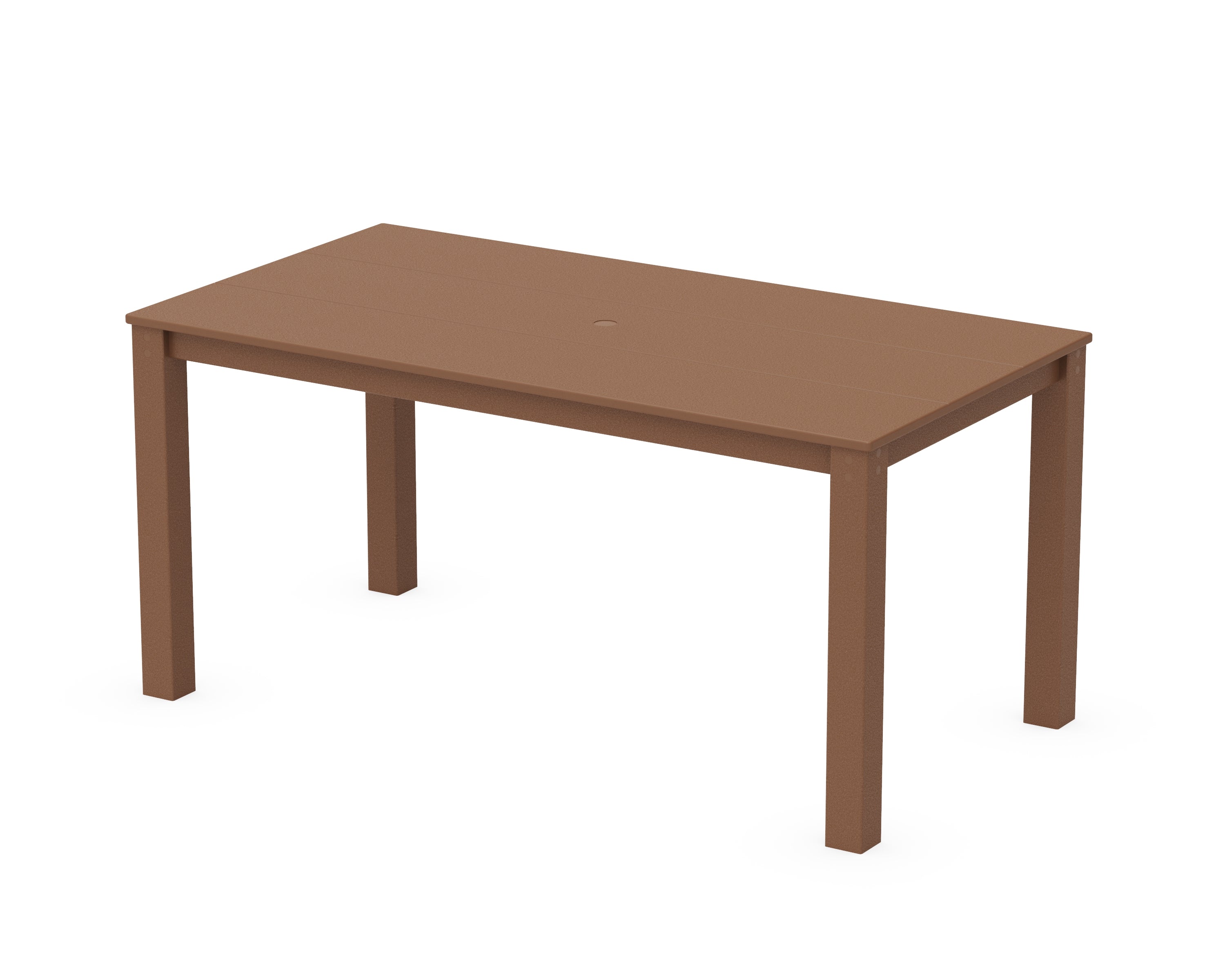 POLYWOOD® Studio Parsons 34" X 64" Dining Table in Teak