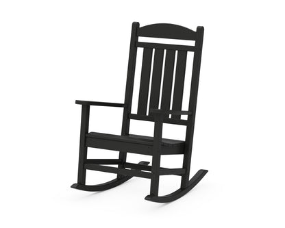 POLYWOOD® Presidential Rocking Chair in Black