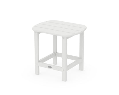 POLYWOOD® South Beach 18" Side Table in White