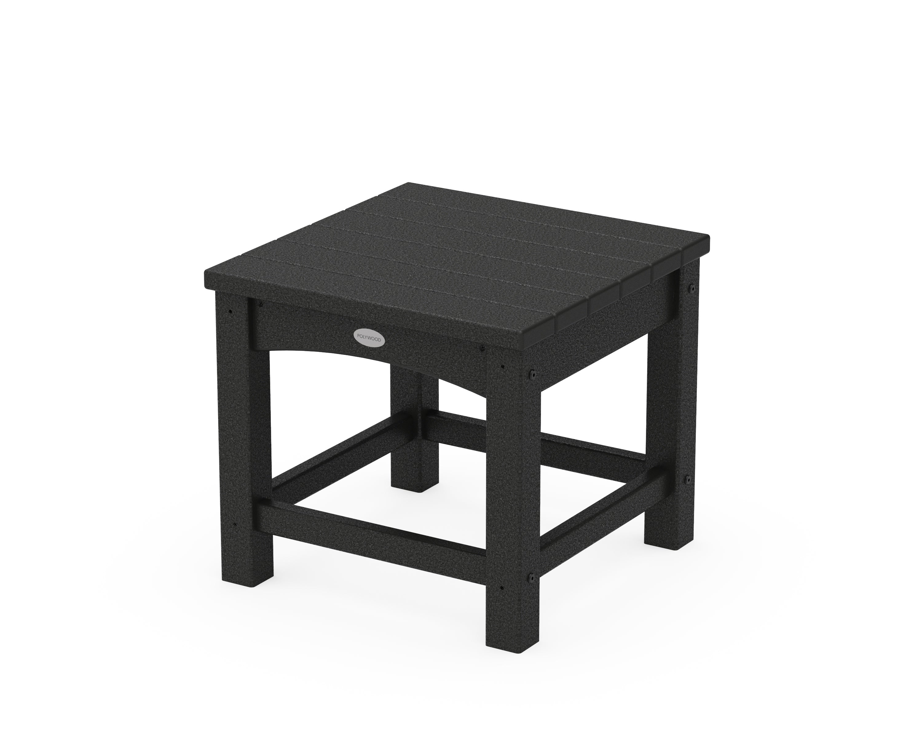 POLYWOOD® Club 18" End Table in Black