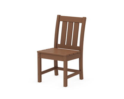 POLYWOOD® Oxford Dining Side Chair in Teak