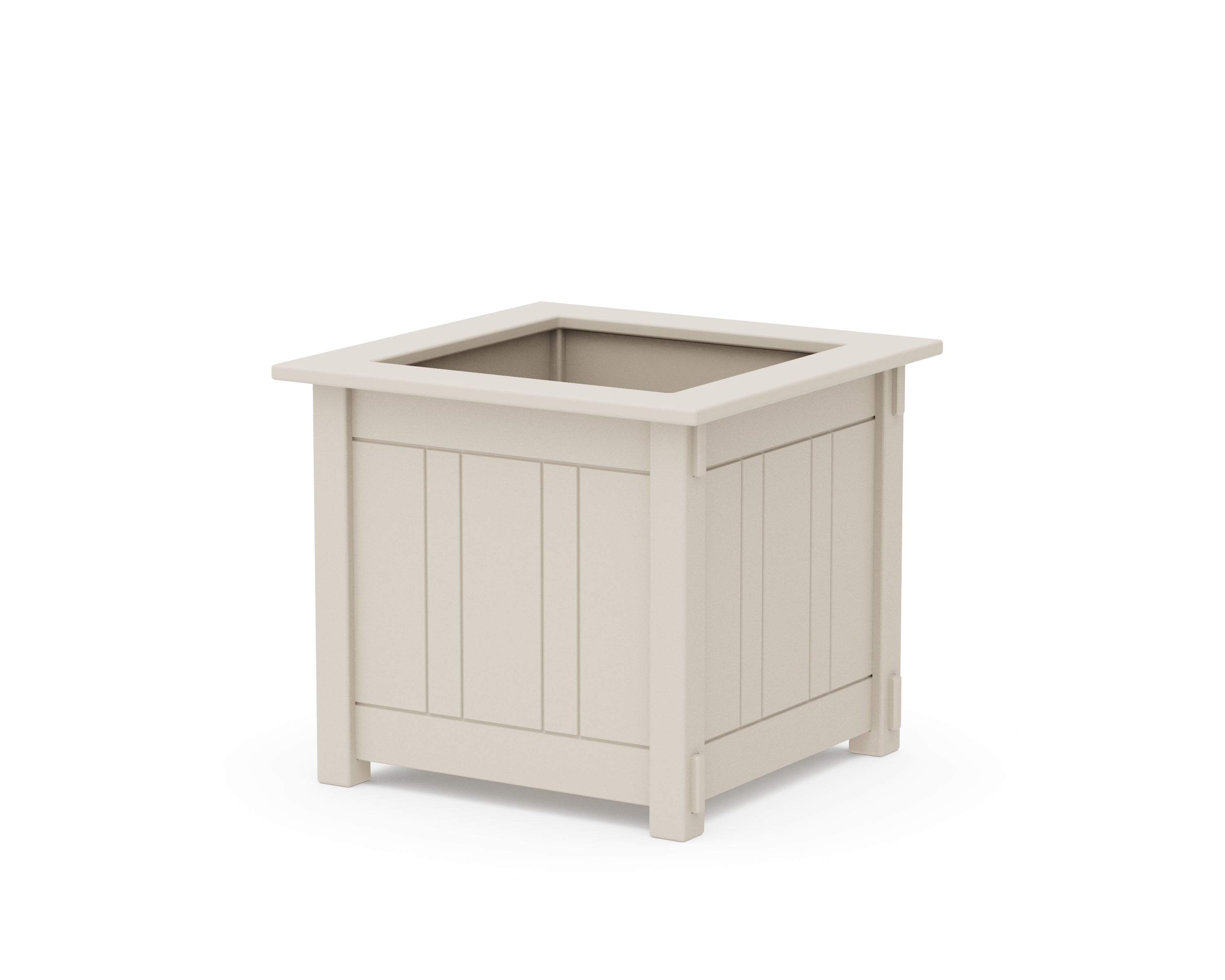 Martha Stewart by POLYWOOD® Acadia Large Square Planter Box in Sand