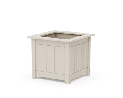 Martha Stewart by POLYWOOD® Acadia Large Square Planter Box in Sand