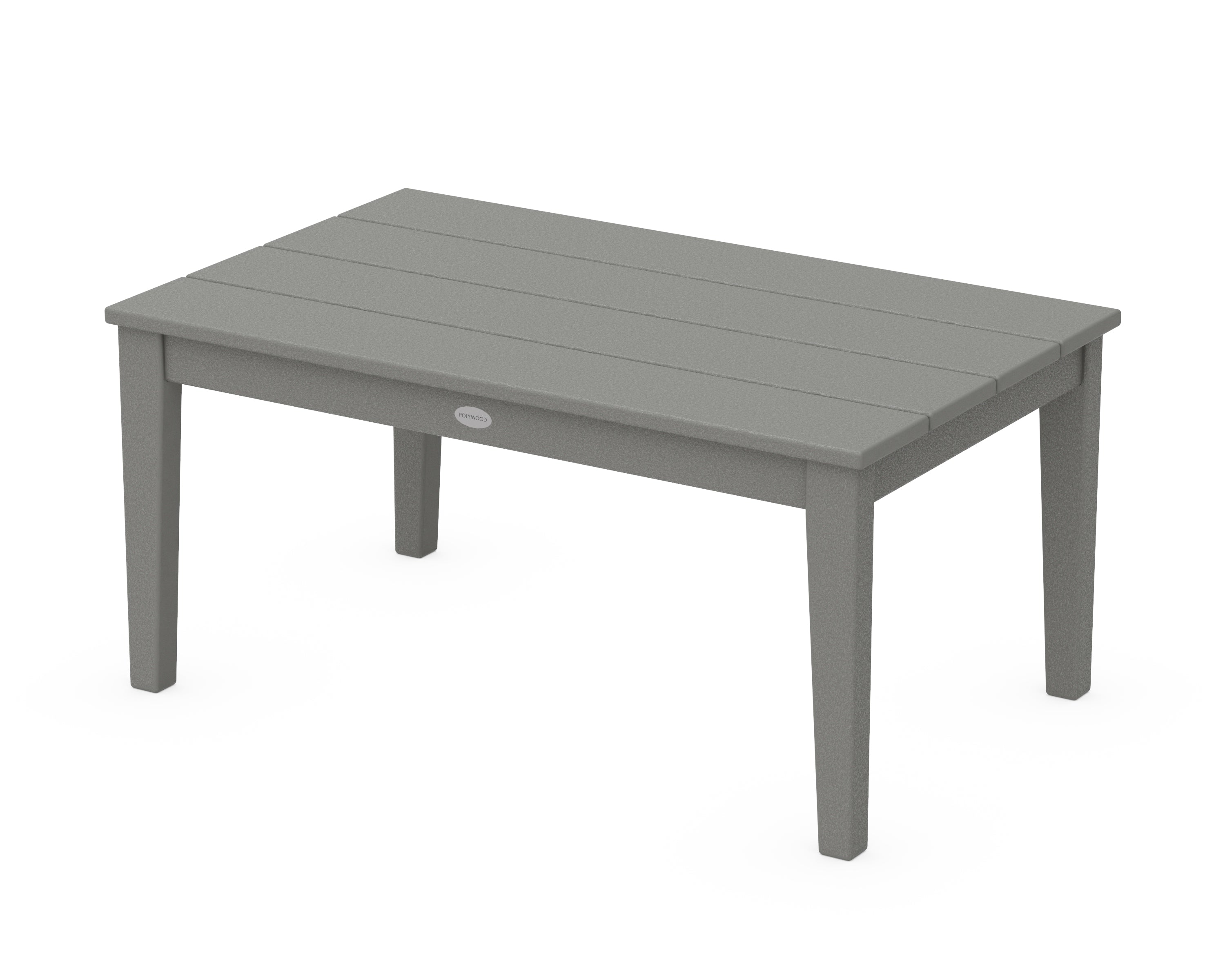 POLYWOOD® Newport 22" x 36" Coffee Table in Slate Grey