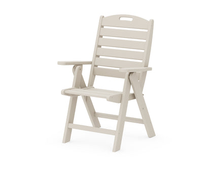 POLYWOOD® Nautical Folding Highback Chair in Sand